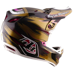 TLD MTB Helm D4 Carbon Mips - Le Cyclops Collection - Gold M