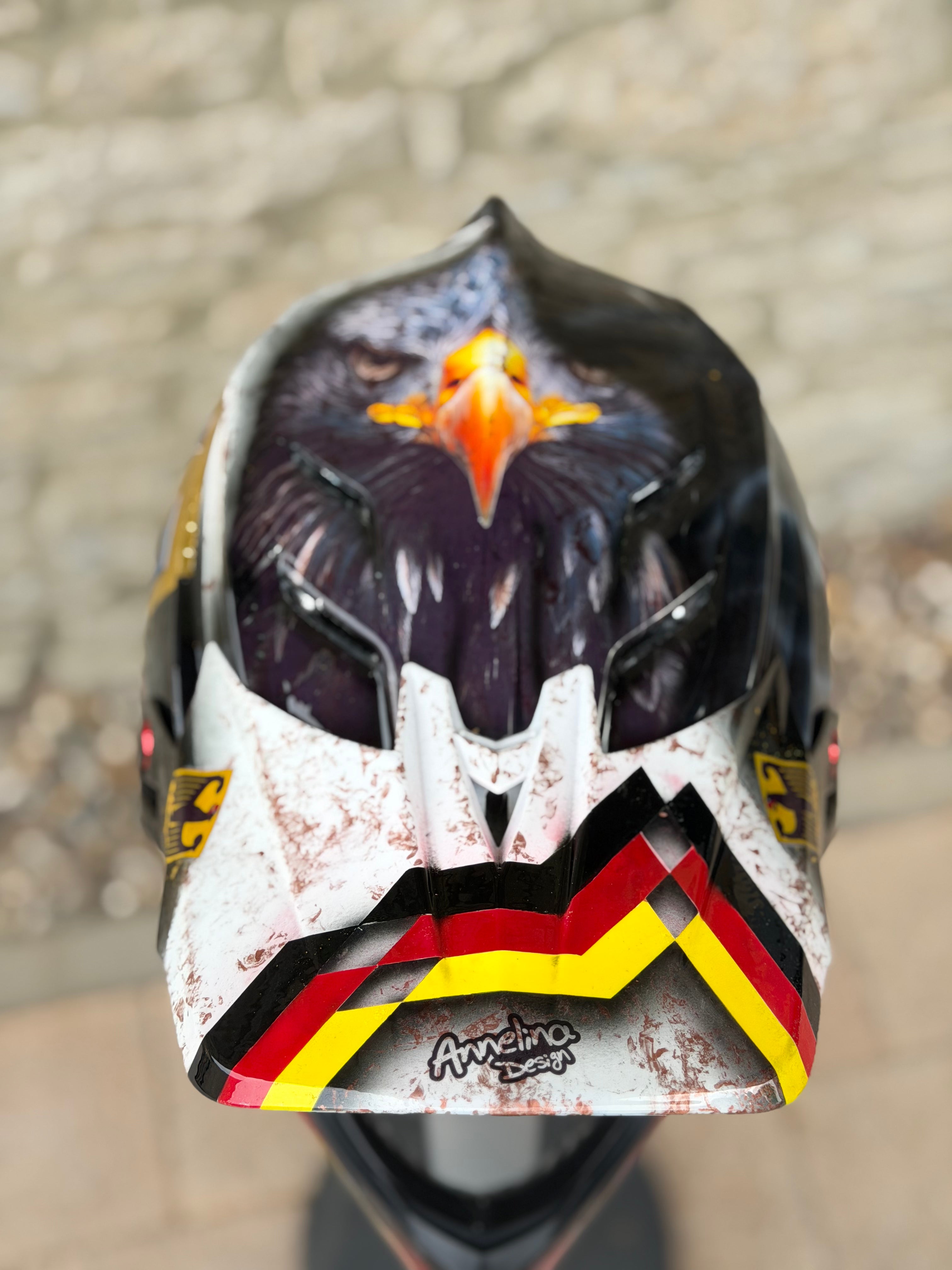 Casco personalizado - Alemania TLD D4 Poly. 01-11