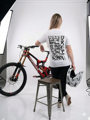 Camiseta de gran tamaño de algodón grueso - Blanca
