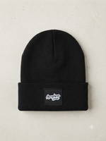 Annelina Design Ribbed Beanie – Black