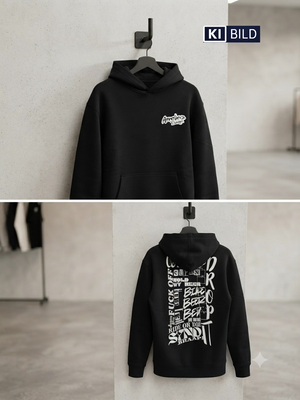 Premium Hoodie – Oversize Black