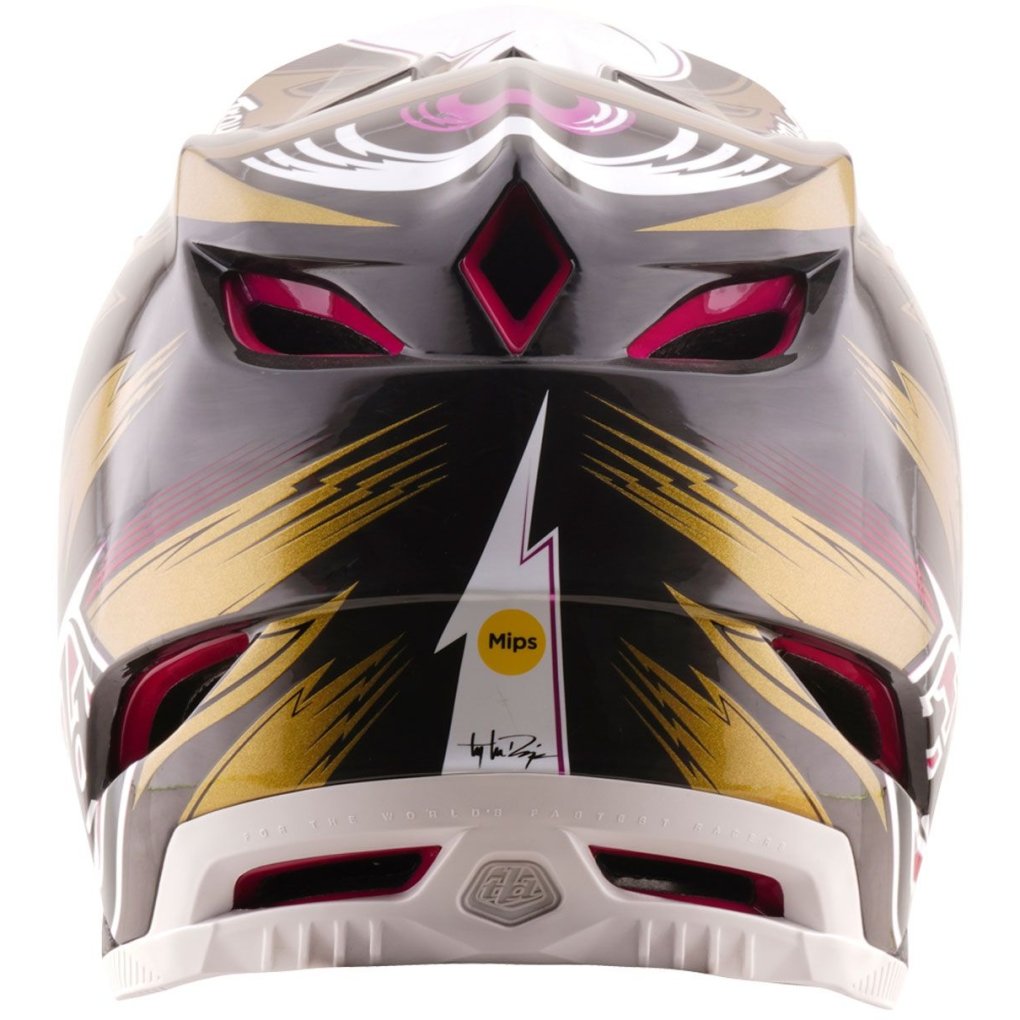 TLD MTB Helm D4 Carbon Mips - Le Cyclops Collection - Gold M