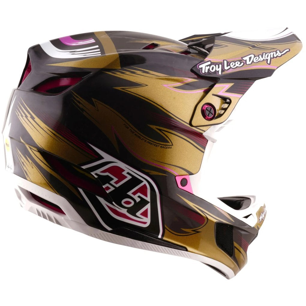 TLD MTB Helm D4 Carbon Mips - Le Cyclops Collection - Gold M