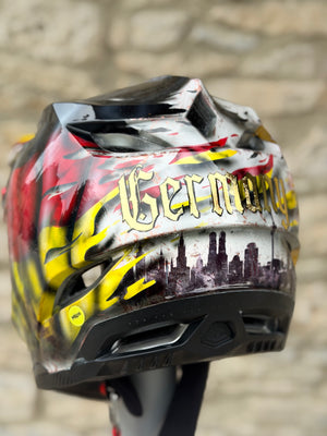 Casco personalizado - Alemania TLD D4 Poly. 01-11