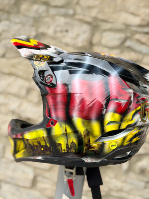 Casco personalizado - Alemania TLD D4 Poly. 01-11