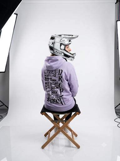 Premium Hoodie – Oversize Lavendel