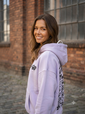 Premium Hoodie – Oversize Lavendel