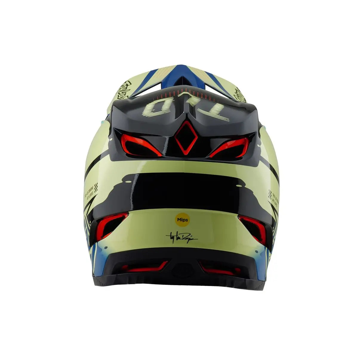 TLD MTB Helm D4 Composite Mips - Drip Glo Yellow