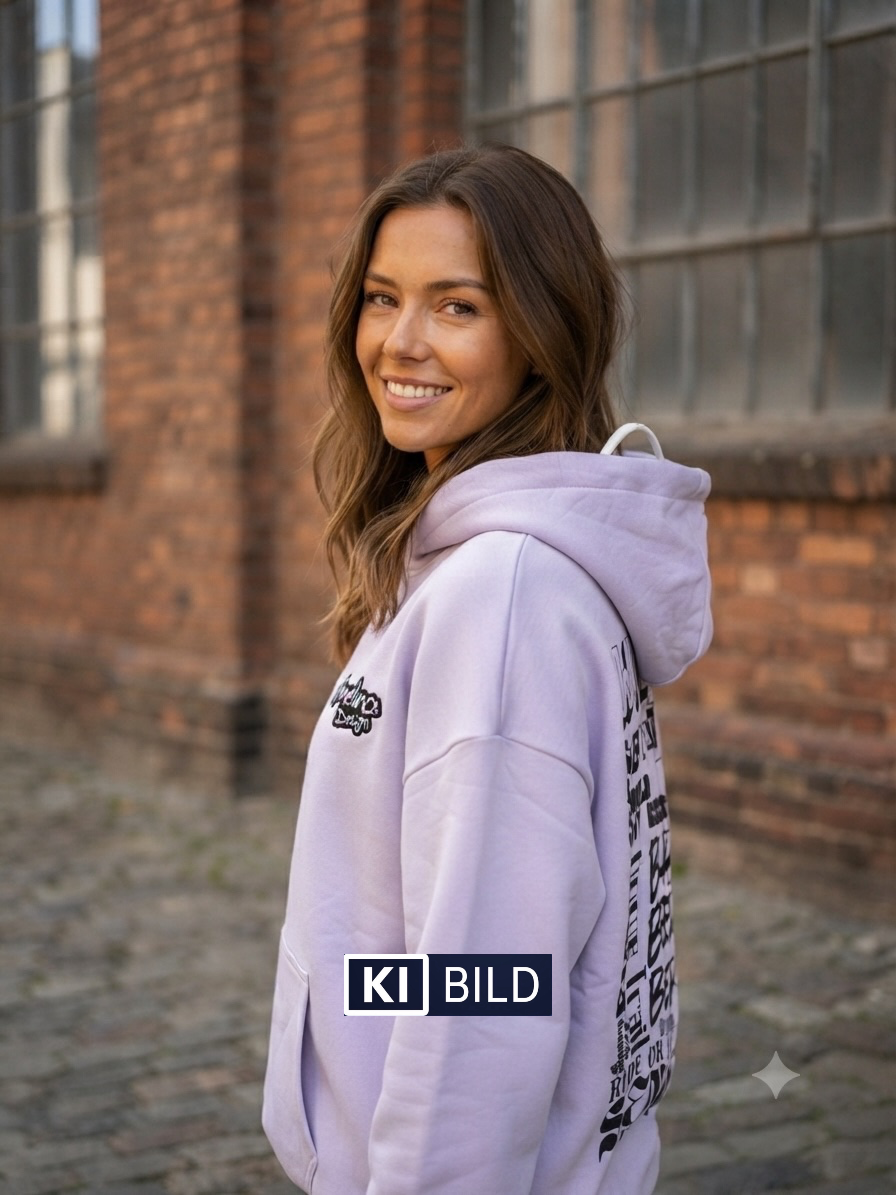 Standard Hoodie – Oversize Lavendel